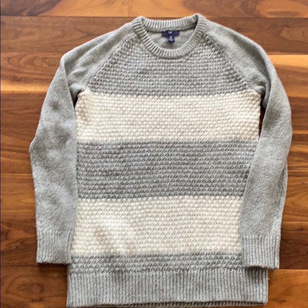 Colour block Gap sweater.